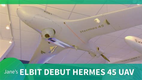 hermes 45 di elbit video|PARIS: Le Bourget launch for Elbit Hermes 45 UAV.